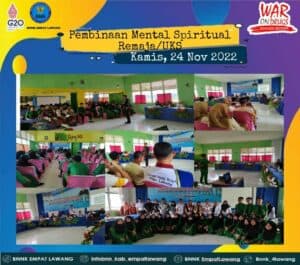 PEMBERIAN BINAAN MENTAL SPIRITUAL REMAJA/UKS SMA/SMK DI KABUPATEN EMPAT LAWANG