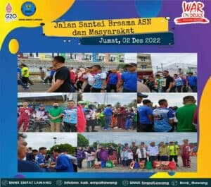 Jalan Santai Bersama ASN dan Masyarakat Empat Lawang