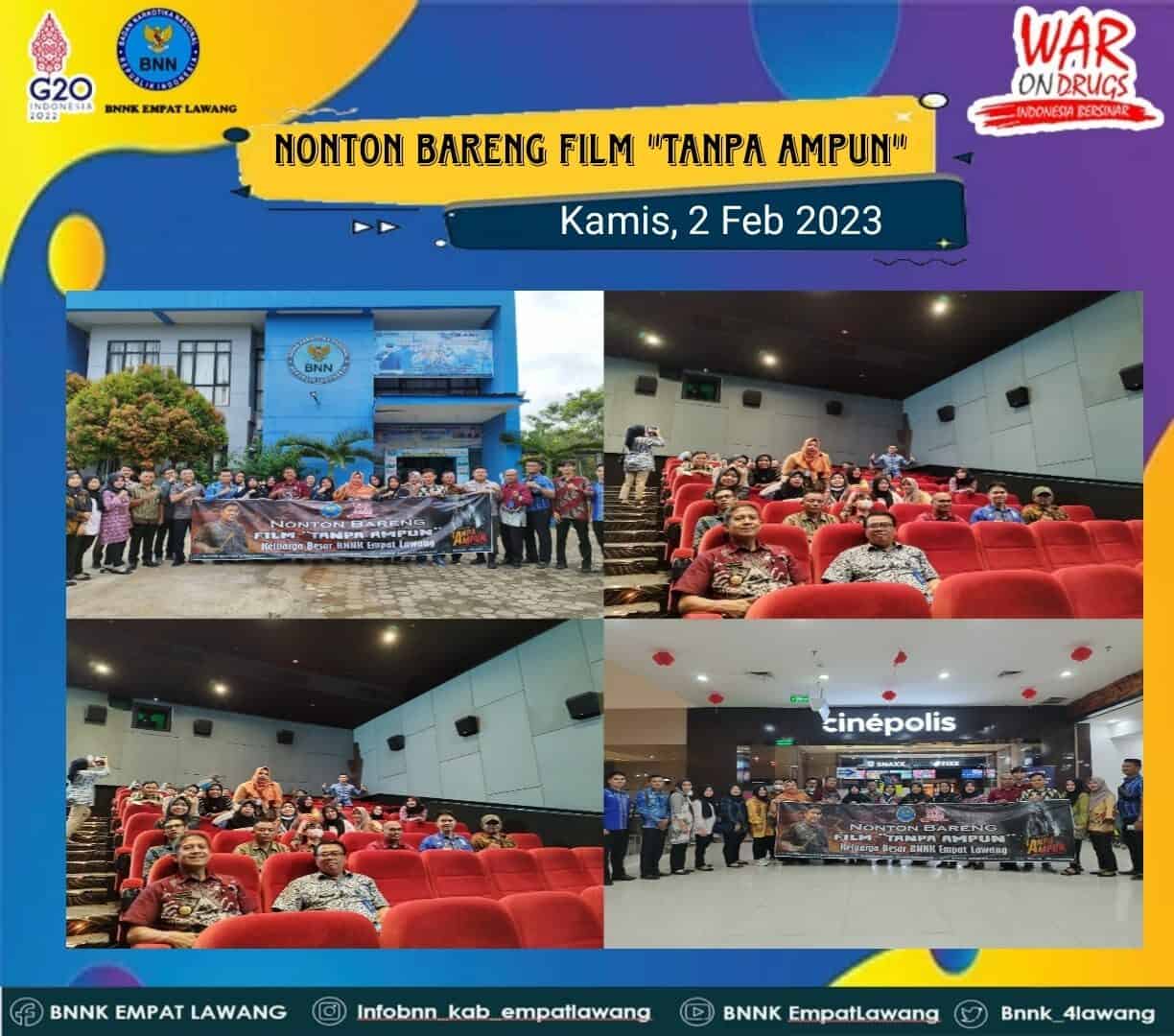 NONTON BARENG FILM "TANPA AMPUN" NONTON BARENG FILM "TANPA AMPUN"